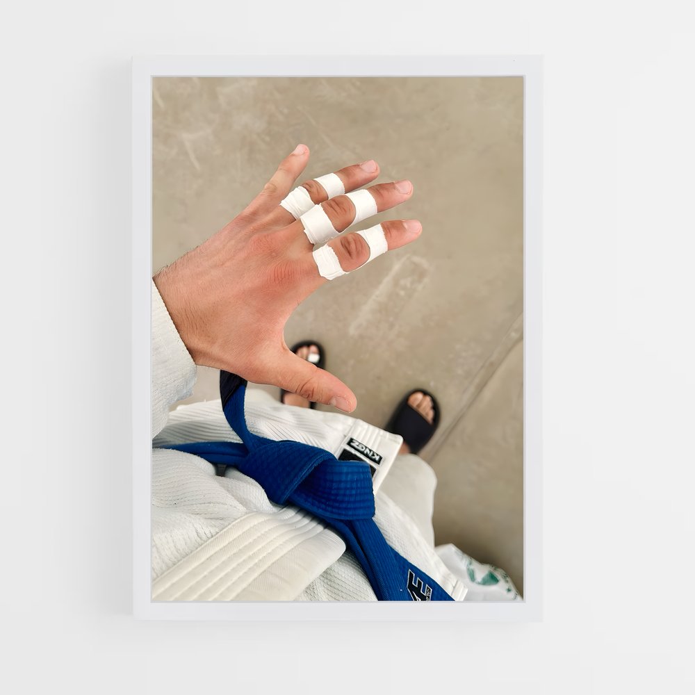 Poster Ceinture Blanche – affiche Jiu-jitsu brésilien (vue 3)